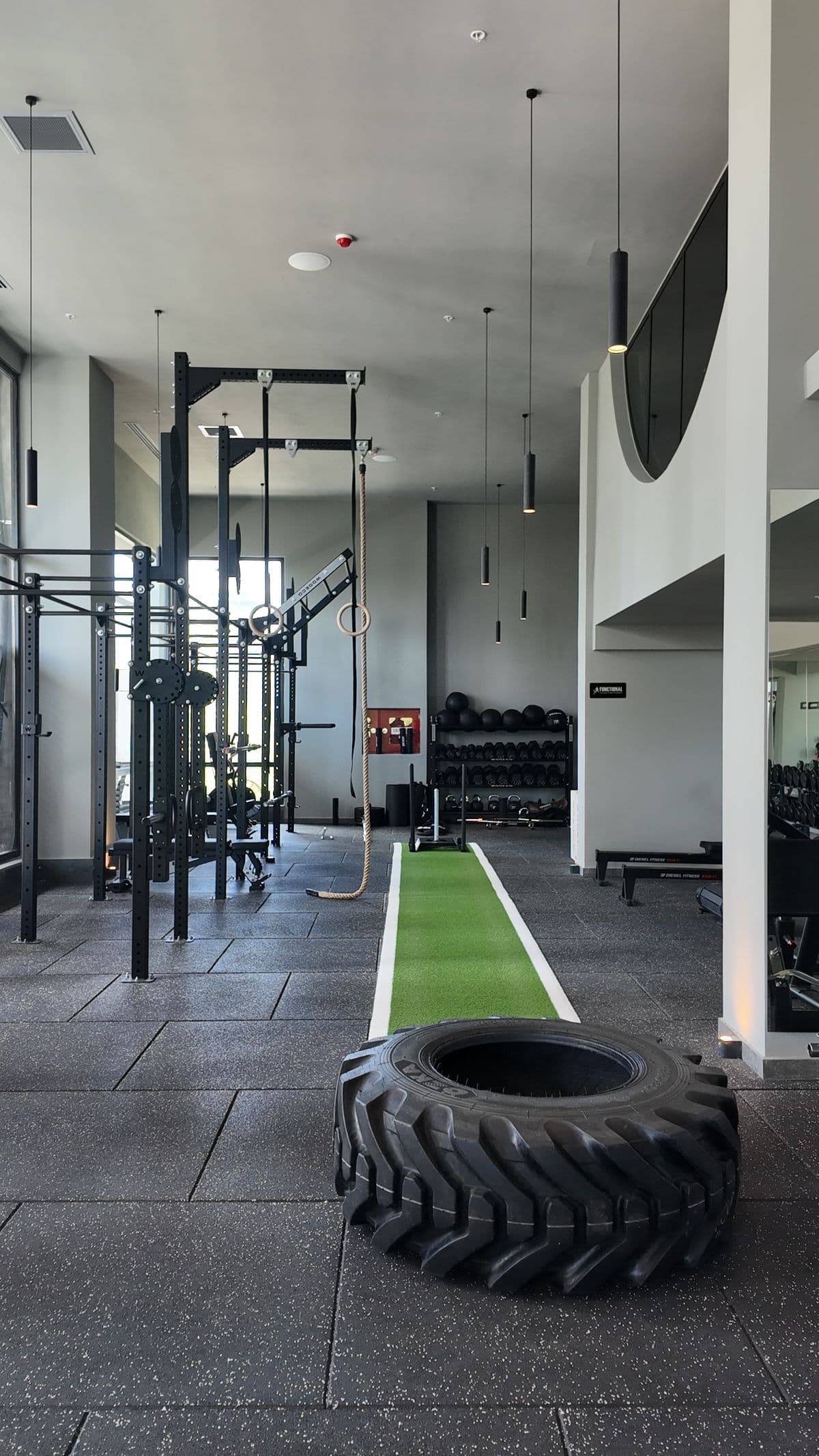 Reception and lounge area at Aarvi Gym